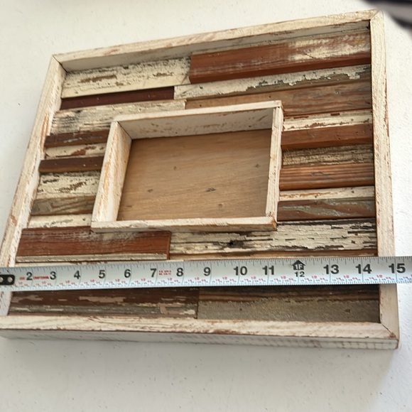 Rustic solid wood 5” x 7” picture frame - Picture 2 of 8